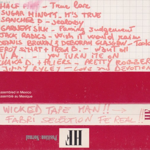 This tape is wicked selection of jamaican and UK digital tunes. Side B in particular, with some nice 1992 delay expertiments. DOWNLOAD (right clic to save) Tracklist Half Pint – […]